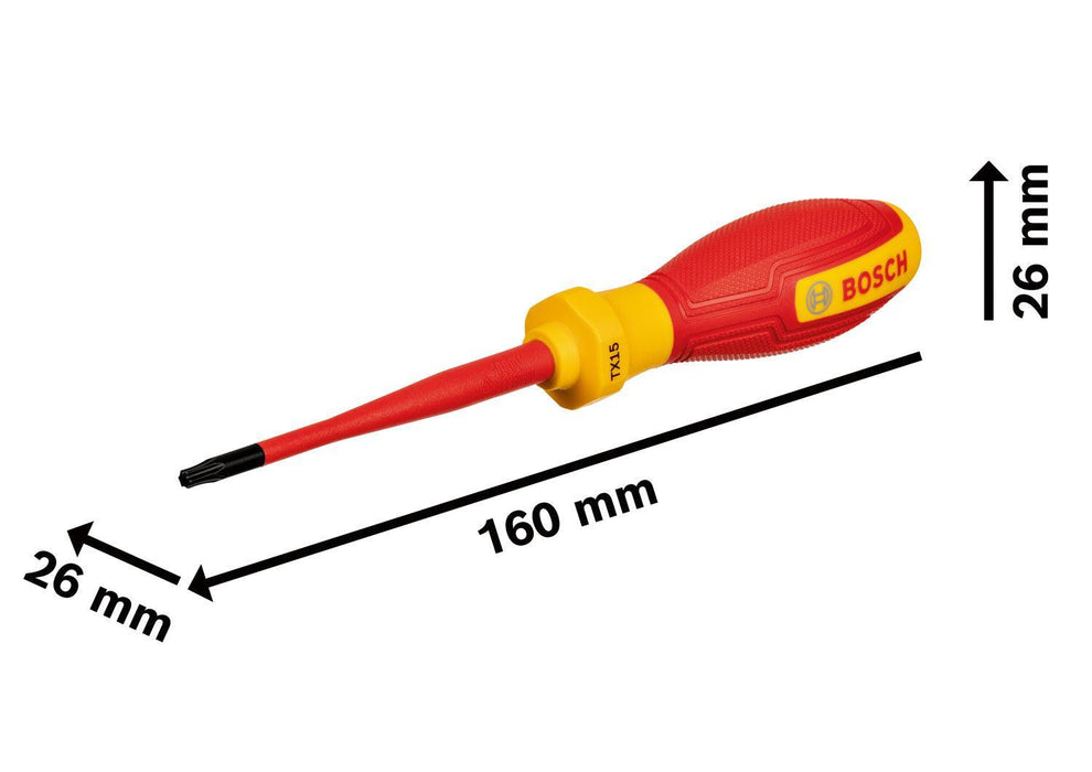 BOSCH VDE odvrtač TX15x75 - Odvrtač VDE TX15 (1600A02NC6) Power Tools BOSCH Madras doo Beograd