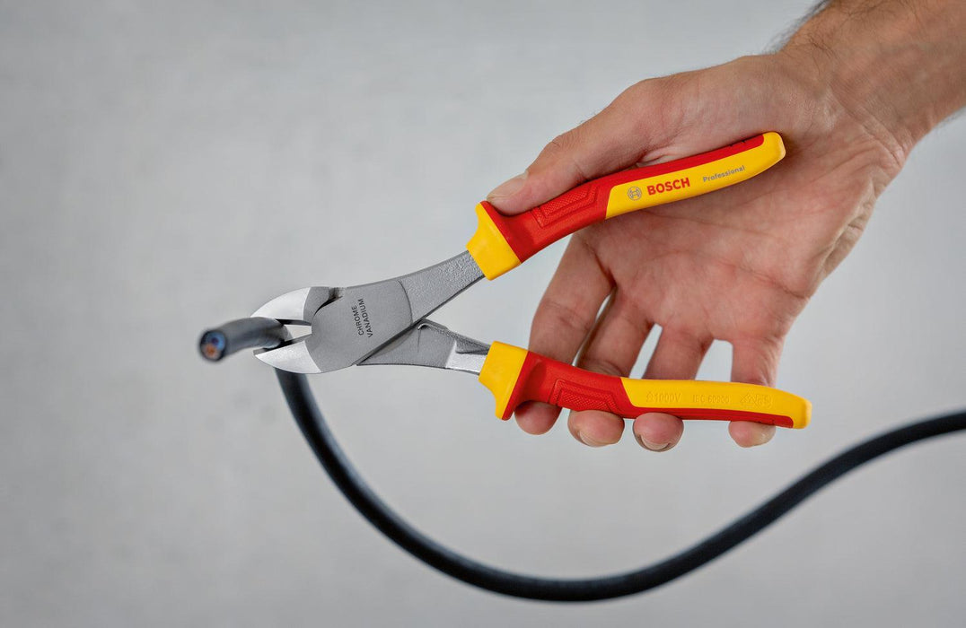 BOSCH VDE višenamenski dijag. bočni sekač od 200 mm - Klešta za sečenje žice VDE High Leverage (1600A02NE2) Power Tools BOSCH Madras doo Beograd