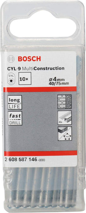 Bosch višenamenska burgija CYL-9 Multi Construction 4 x 40 x 75 mm, d 4 mm pakovanje od 10 komada - 2608587146 Višenamenska burgija BOSCH BOSCH-2608587146 Madras doo Beograd