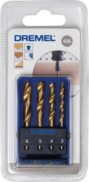BOSCH Wood Drill Bit Set (636) - Burgija Set 4 kom (26150636JA) Madras doo Beograd Madras doo Beograd