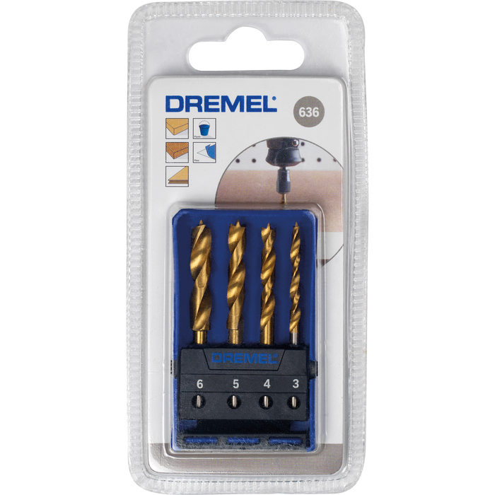 BOSCH Wood Drill Bit Set (636) - Burgija Set 4 kom (26150636JA) Madras doo Beograd Madras doo Beograd