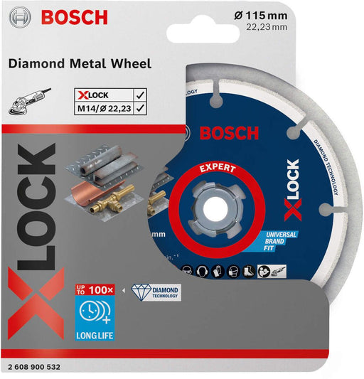 Bosch X-LOCK 115mm dijamantska ploča za sečenje metala Best for Metal - 2608900532 Dijamantska rezna ploča BOSCH BOSCH-2608900532 Madras doo Beograd