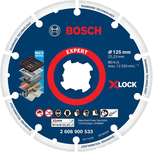 Bosch X-LOCK 125mm dijamantska ploča za sečenje metala Best for Metal - 2608900533 Pribor BOSCH BOSCH-2608900533 Madras doo Beograd