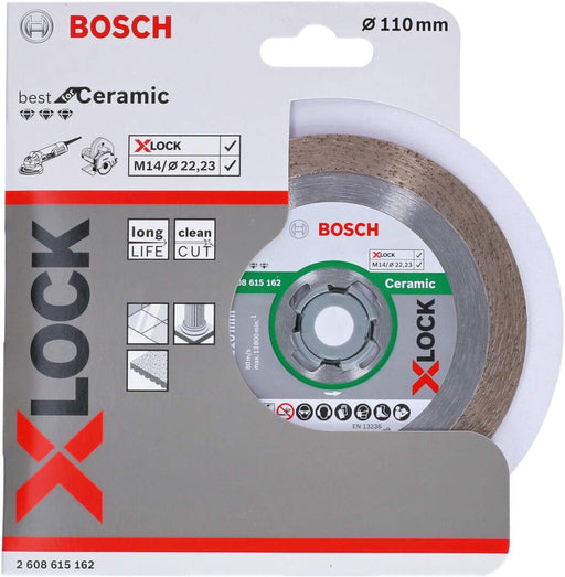 Bosch X-LOCK Best for Ceramic 110x22,23x1,8x10 - 2608615162 Dijamantska rezna ploča BOSCH BOSCH-2608615162 Madras doo Beograd