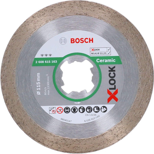 Bosch X-LOCK Best for Ceramic 115x22,23x1,8x10 - 2608615163 Dijamantska rezna ploča BOSCH BOSCH-2608615163 Madras doo Beograd