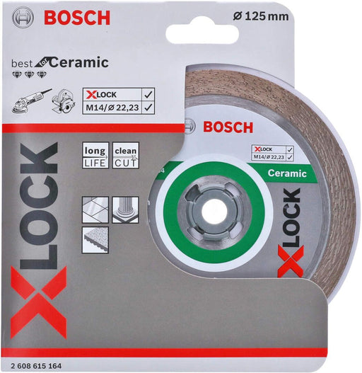 Bosch X-LOCK Best for Ceramic 125x22,23x1,8x10 - 2608615164 Dijamantska rezna ploča BOSCH BOSCH-2608615164 Madras doo Beograd