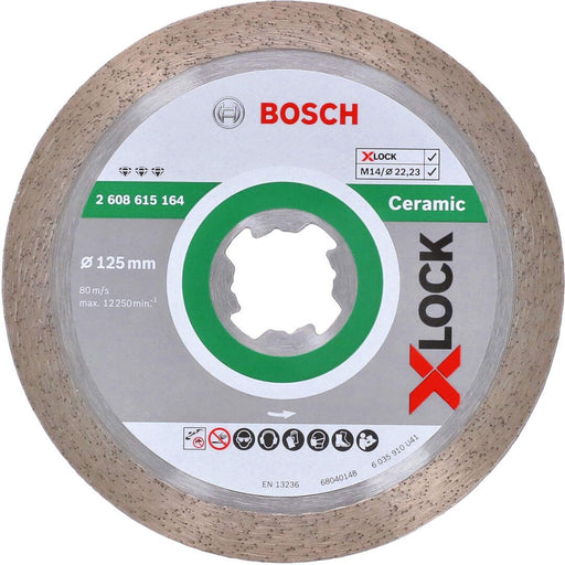 Bosch X-LOCK Best for Ceramic 125x22,23x1,8x10 - 2608615164 Dijamantska rezna ploča BOSCH BOSCH-2608615164 Madras doo Beograd