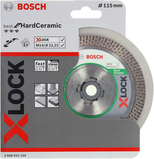 Bosch X-LOCK Best for Hard Ceramic dijamantska rezna ploča 115x22,23x1,4x10 - 2608615134 Dijamantska rezna ploča BOSCH BOSCH-2608615134 Madras doo Beograd