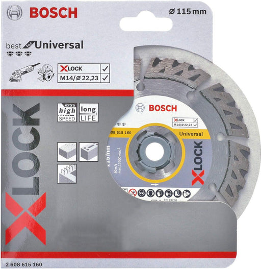 Bosch X-LOCK Best for Universal 115x22,23x2,2x12 - 2608615160 Dijamantska rezna ploča BOSCH BOSCH-2608615160 Madras doo Beograd