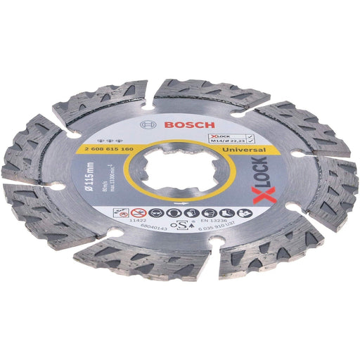 Bosch X-LOCK Best for Universal 115x22,23x2,2x12 - 2608615160 Dijamantska rezna ploča BOSCH BOSCH-2608615160 Madras doo Beograd