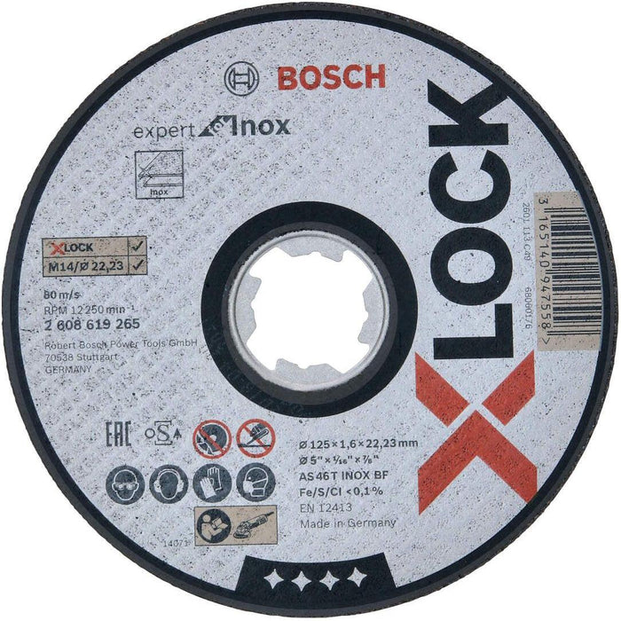 Bosch X-LOCK Expert for Inox 125x1,6x22,23 za ravno sečenje - 2608619265 Rezna ploča za inox BOSCH BOSCH-2608619265 Madras doo Beograd