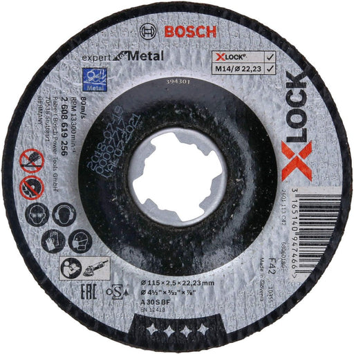 Bosch X-LOCK Expert for Metal 115x2,5x22,23 za uvučeno sečenje - 2608619256 Rezna ploča za inox BOSCH BOSCH-2608619256 Madras doo Beograd