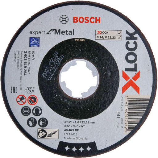 Bosch X-LOCK Expert for Metal 125x1,6x22,23 za ravno sečenje - 2608619254 Rezna ploča za inox BOSCH BOSCH-2608619254 Madras doo Beograd