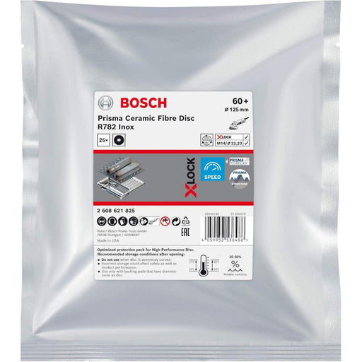 Bosch X-LOCK fiber disk R782 125 mm G60 pakovanje od 25 kom. - 2608621825 Pribor BOSCH BOSCH-2608621825 Madras doo Beograd