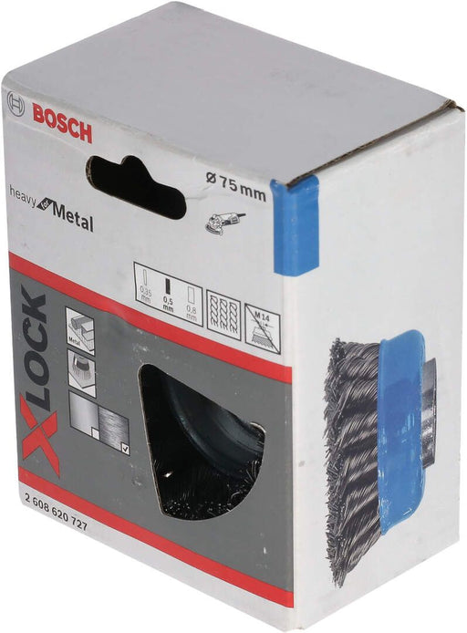 Bosch X-LOCK lončasta četka 75 čelik - 2608620727 Pribor BOSCH BOSCH-2608620727 Madras doo Beograd