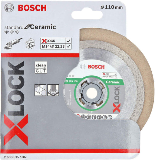 Bosch X-LOCK Standard for Ceramic dijamantska rezna ploča 110x22,23x1,6x7,5 - 2608615136 Dijamantska rezna ploča BOSCH BOSCH-2608615136 Madras doo Beograd