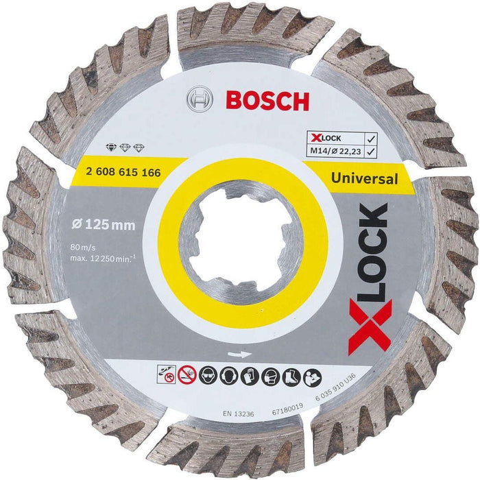 Bosch X-LOCK Standard for Universal 125x22,23x2x10 - 2608615166 Višenamenska rezna ploča BOSCH Madras doo Beograd