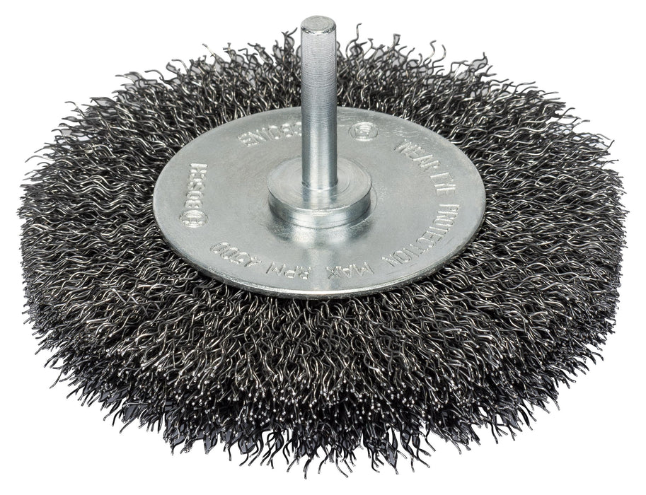 BOSCH Žičani točkovi za bušilice – talasasta žica, Ø 100 mm - Žičana četka 100x20mm/6 (2607017119) Power Tools BOSCH Madras doo Beograd
