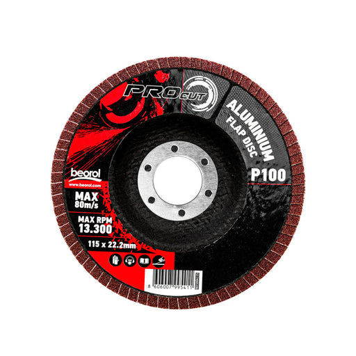 Brusni disk aluminijum, granulacija 100, ø115mm (BD100A115) Brusni disk za aluminijum BEOROL BD100A115 Madras doo Beograd