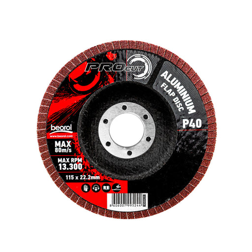 Brusni disk aluminijum, granulacija 40, ø115mm (BD40A115) Brusni disk za aluminijum BEOROL BD40A115 Madras doo Beograd