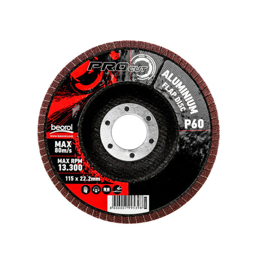 Brusni disk aluminijum, granulacija 60, ø115mm (BD60A115) Brusni disk za aluminijum BEOROL BD60A115 Madras doo Beograd