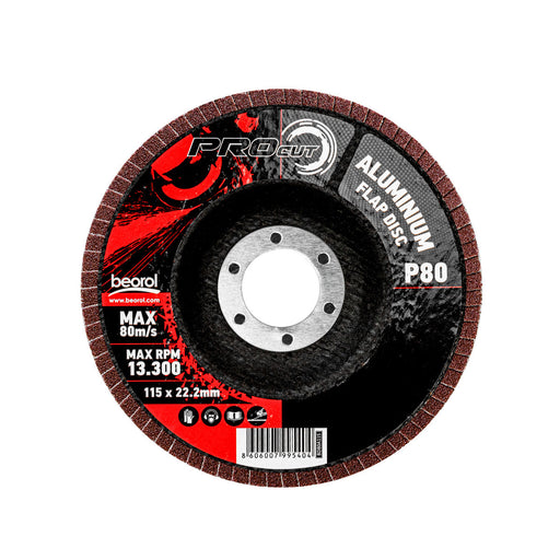 Brusni disk aluminijum, granulacija 80, ø115mm (BD80A115) Brusni disk za aluminijum BEOROL BD80A115 Madras doo Beograd