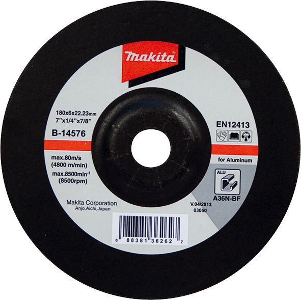 Brusni disk sa presovanim centrom Makita B-14560 Brusni disk MAKITA Madras doo Beograd