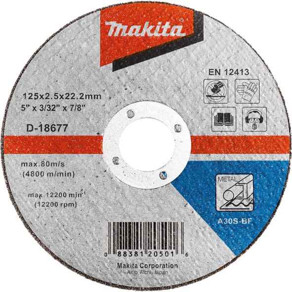 Brusni disk sa presovanim centrom Makita D-18568 Brusni disk MAKITA Madras doo Beograd
