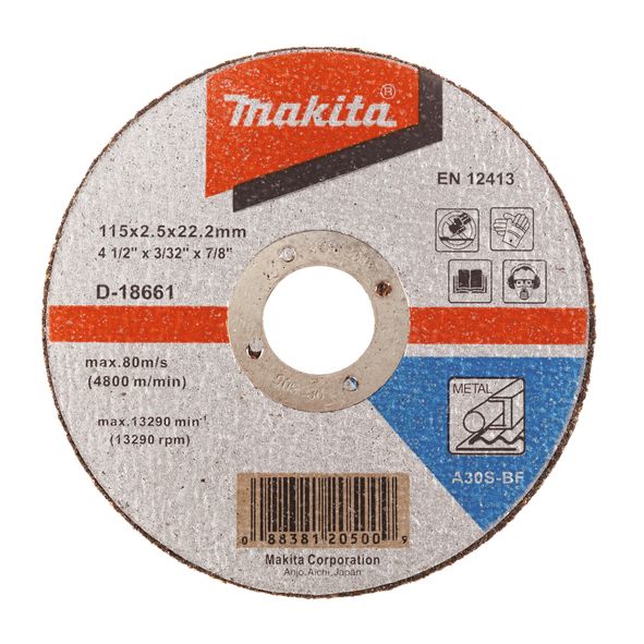 Brusni disk sa presovanim centrom Makita D-18661 Brusni disk MAKITA Madras doo Beograd