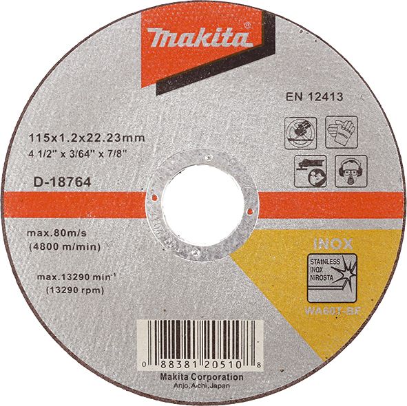 Brusni disk sa presovanim centrom Makita D-18764 Brusni disk MAKITA Madras doo Beograd