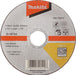 Brusni disk sa presovanim centrom Makita D-18764 Brusni disk MAKITA Madras doo Beograd