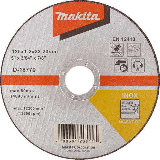 Brusni disk sa presovanim centrom Makita D-18770 Brusni disk MAKITA Madras doo Beograd