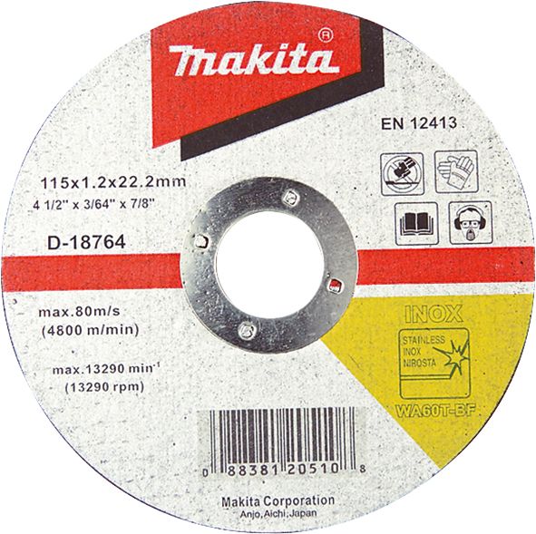 Brusni disk sa presovanim centrom Makita D-18845 Brusni disk MAKITA Madras doo Beograd