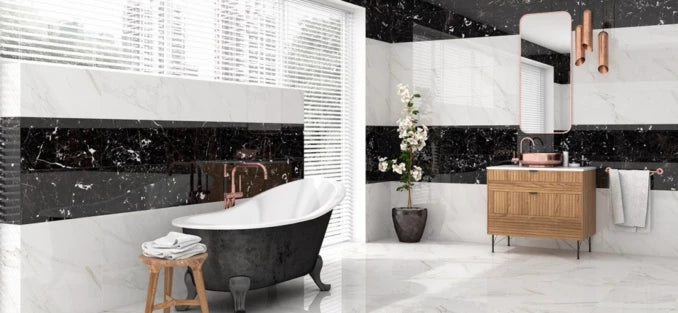 CARRARA negro brillo 20x60 B022 004 (Z) (SUPER-019) Pločice Super Ceramica Madras doo Beograd