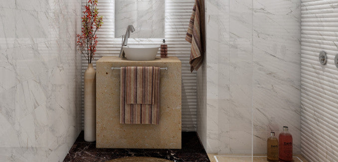 CARRARA relieve stripe blanco 20x60 B010 004 (Z) (SUPER-022) Pločice Super Ceramica Madras doo Beograd