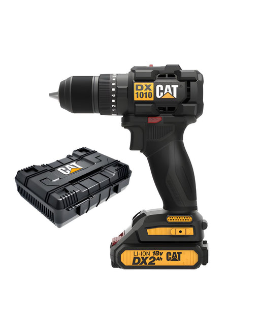 CAT aku-vibraciona bušilica zavrtač DX1010 18V Aku vibraciona bušilica - odvrtač CAT Madras doo Beograd