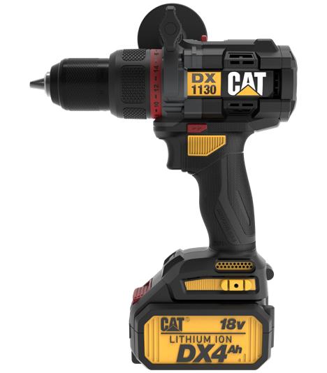 CAT aku-vibraciona bušilica zavrtač DX1130.1 18V Aku vibraciona bušilica - odvrtač CAT Madras doo Beograd