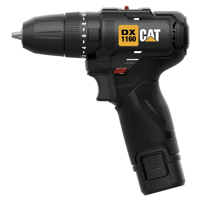 CAT aku-vibraciona bušilica zavrtač DX1160 12V Aku vibraciona bušilica - odvrtač CAT Madras doo Beograd