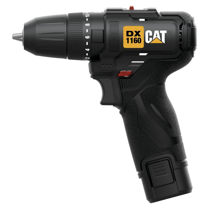 CAT aku-vibraciona bušilica zavrtač DX1160 12V Aku vibraciona bušilica - odvrtač CAT Madras doo Beograd