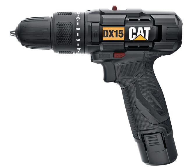 CAT aku-vibraciona bušilica zavrtač DX15.1 12V Aku bušilica - odvrtač CAT Madras doo Beograd