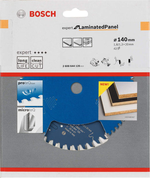 Cirkularna testera za ivericu 140 x 20 x 1,8 mm, 42ATB Bosch (2608644126) Pribor BOSCH BOSCH-2608644126 Madras doo Beograd