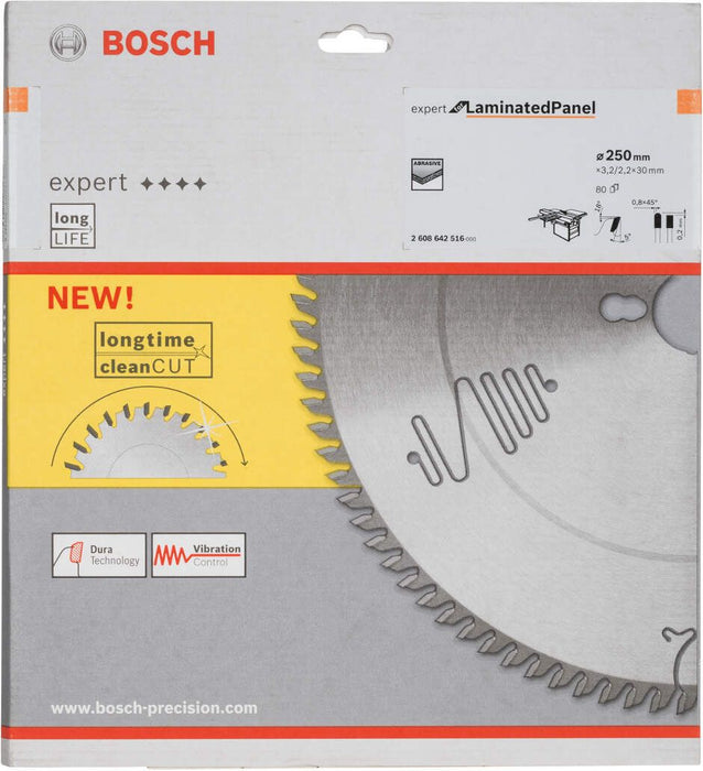 Cirkularna testera za ivericu 250 x 30 x 3,2 mm, 80 HLTCG Bosch (2608642516) Pribor BOSCH BOSCH-2608642516 Madras doo Beograd