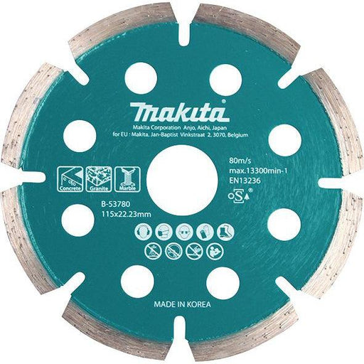 Diamond Wheel 115mm (AC/DC) for Concrete, Granite Makita B-53780 Pribor MAKITA Madras doo Beograd