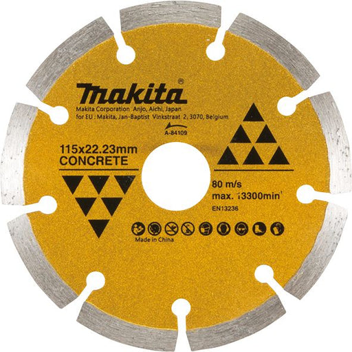 Diamond Wheel 115mm Seg/Dry Makita A-84109 Pribor MAKITA Madras doo Beograd