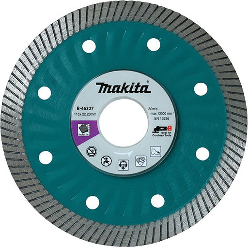 Diamond Wheel (Wave) For Tile Dry 115x22,23mm Makita B-46327 Pribor MAKITA Madras doo Beograd