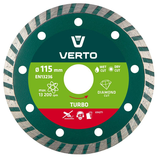 Dijamantski disk "Turbo" Premium - VERTO pbit VERTO 61H2TX Madras doo Beograd