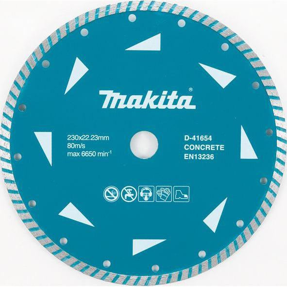 Dijamantski list sa talasastim oblikom za suvo rezanje (keramika, mermer) 230x22,23mm Makita D-41654 Pribor MAKITA Madras doo Beograd