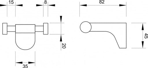 Držač bade mantila CONCEPT FUEGO (C-11-11) Držači bade mantila Concept C-11-11 Madras doo Beograd