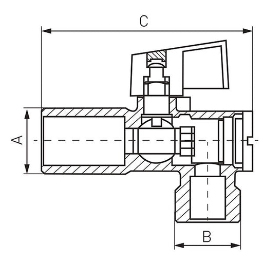 EK VENTIL 1/2-3/4 SA FILTEROM-FERRO Ek ventili Ferro Z1234KF Madras doo Beograd