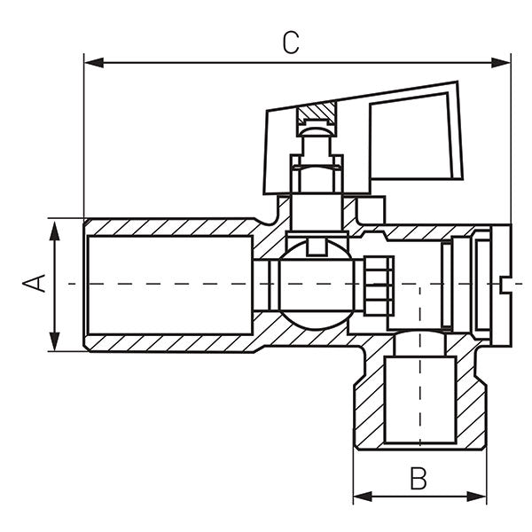 EK VENTIL 1/2-3/4 SA FILTEROM-FERRO Z1234KF Ek ventili Ferro Madras doo Beograd